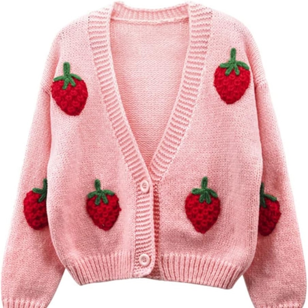 Strawberry cardigan